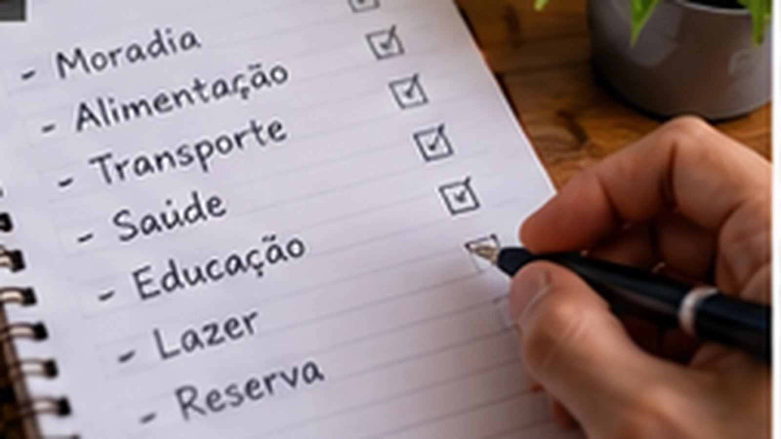 Como eu organizaria um salário de R$ 3 mil sem chegar no fim do mês no vermelho